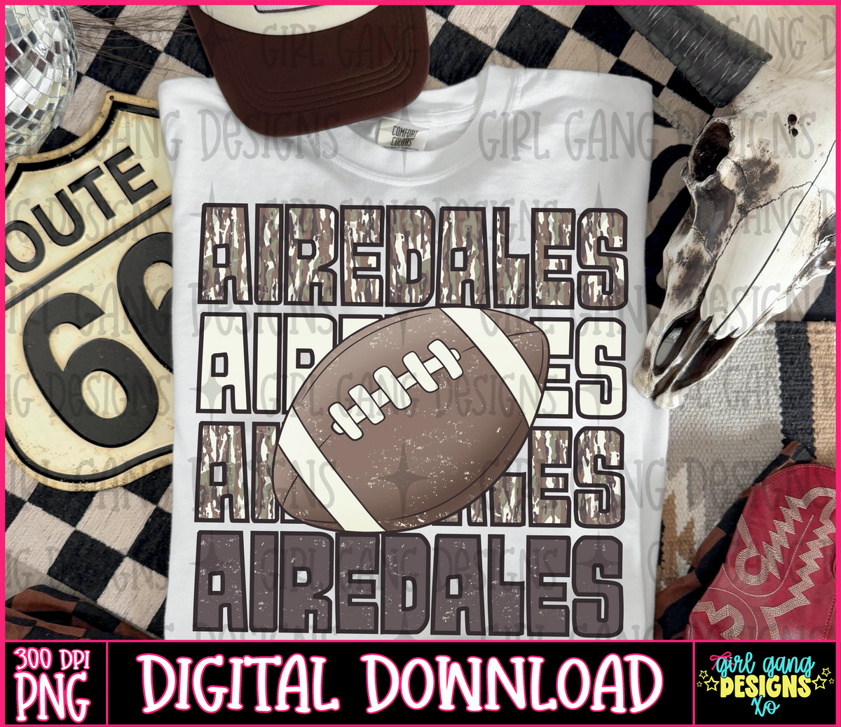 CUSTOM Football camo team name png | Camouflage