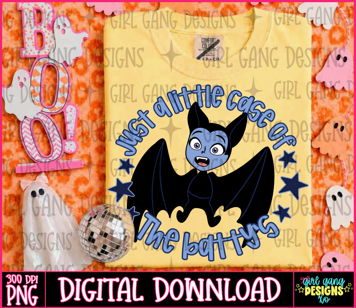 Vampire girl batty png Halloween kids design