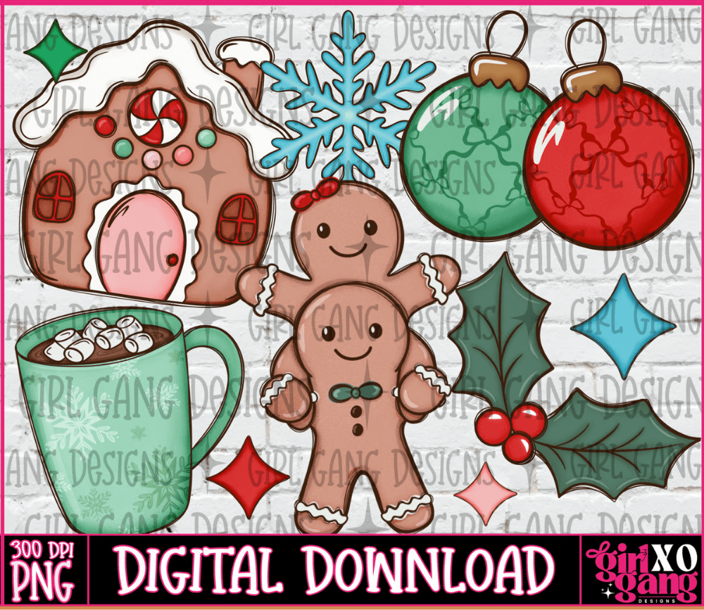 girlgangdesigns clipart handdrawn seamless_patterns holiday_designs alpha_letters procreate png sublimation_design halloween_design christmas_design trendy_designs