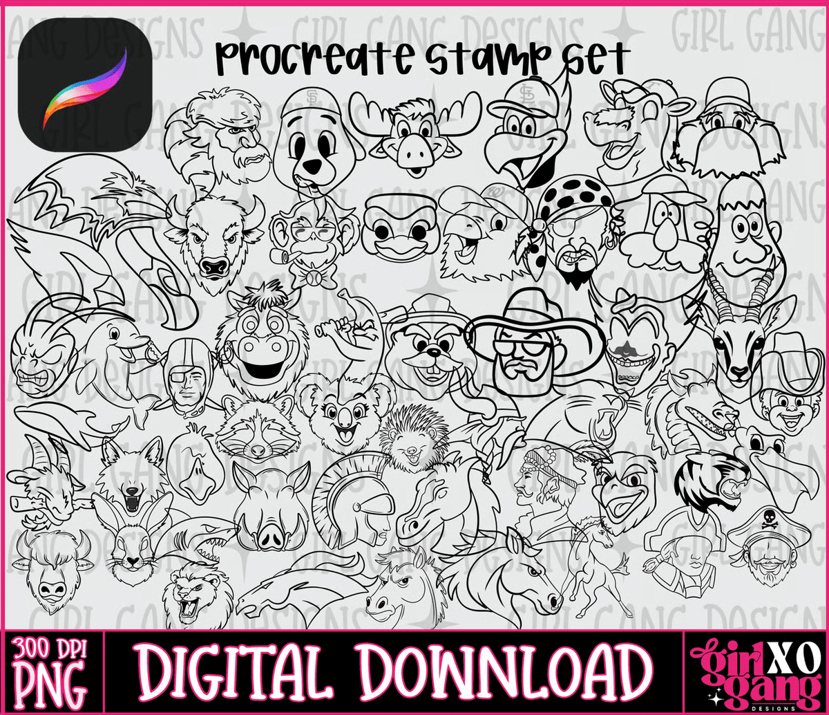 300 dpi Digital download png design hand drawn clipart