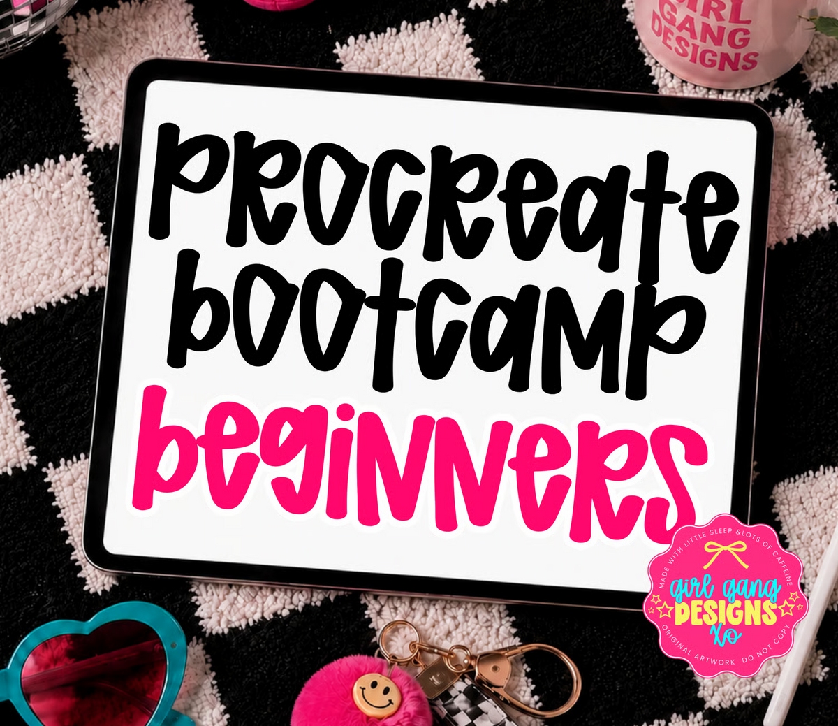 Procreate Bootcamp course: Beginner pre recorded tutorials