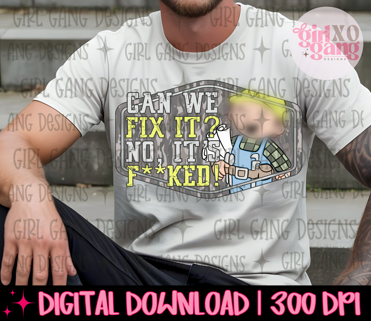 Can we fix it no it’s f***ed PNG | builder camo men’s design