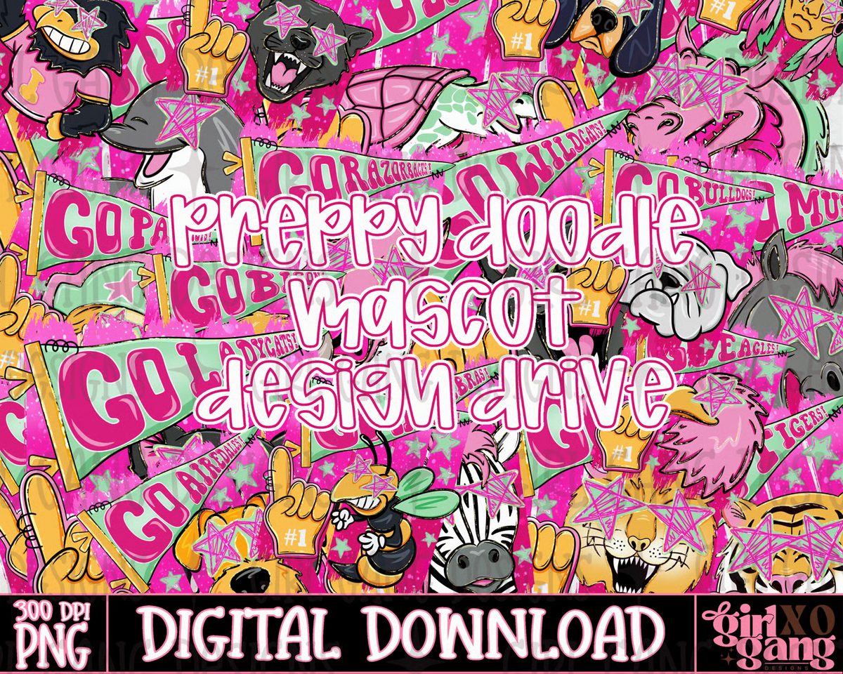 Preppy mascot png lifetime drive | all current and future teams included