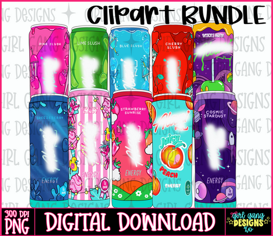 Alan energy clipart hand drawn energy drink Clipart png bundle