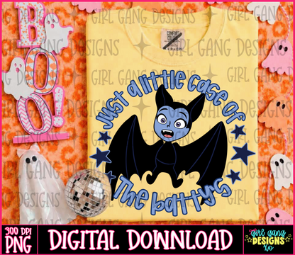 Vampire girl batty png Halloween kids design