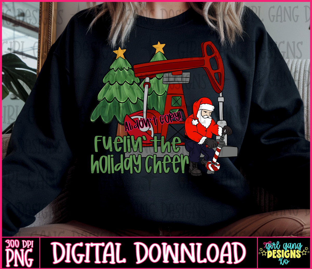Occupation Santa png | blue collar Santa, postal worker, oilfield, lineman, firefighter etc| customs open!