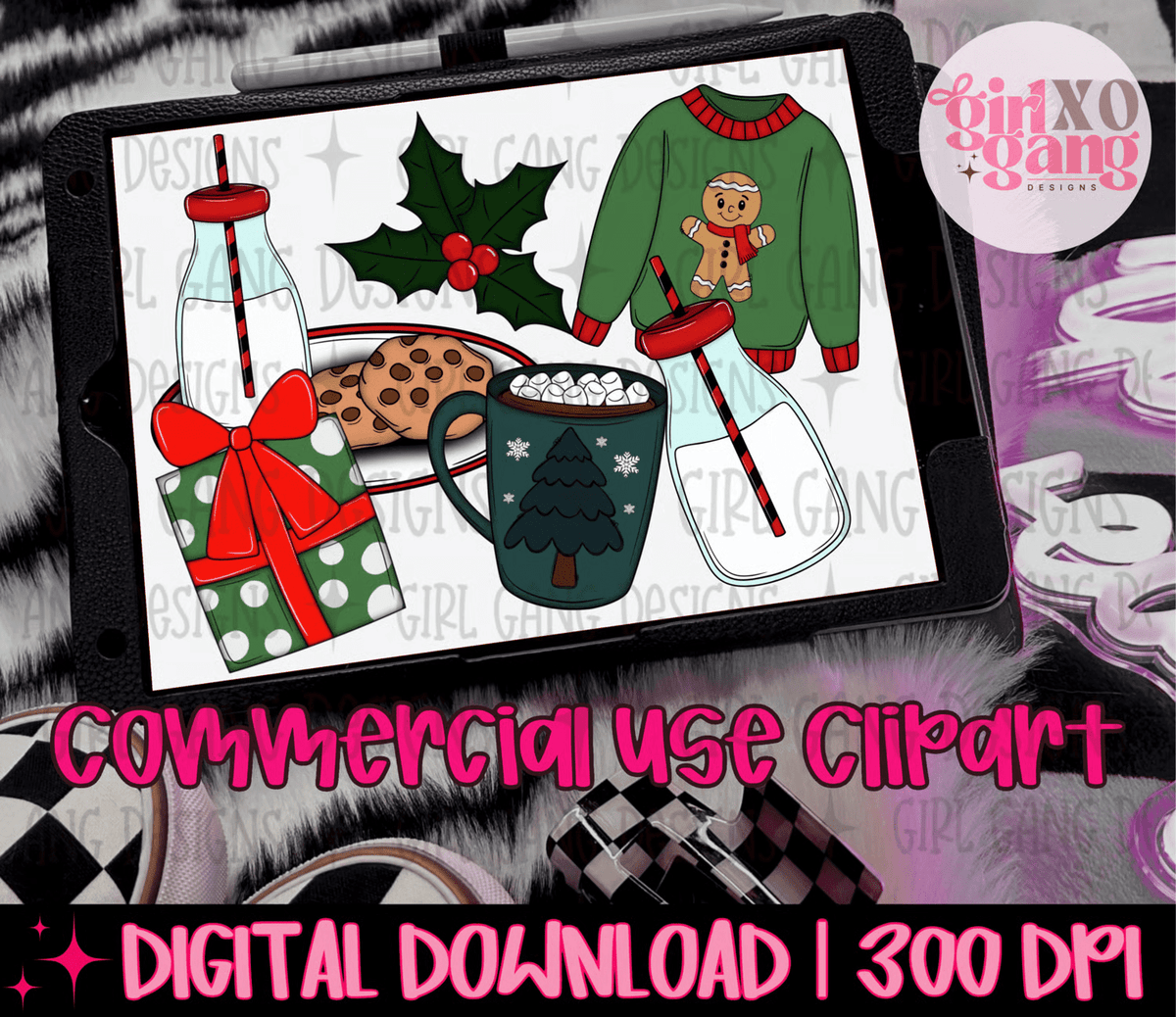 300 dpi Digital download png design hand drawn clipart
